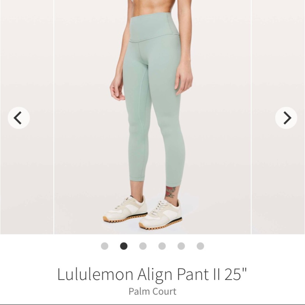 Lululemon Align II Pant 25” Leggings, Size 10
